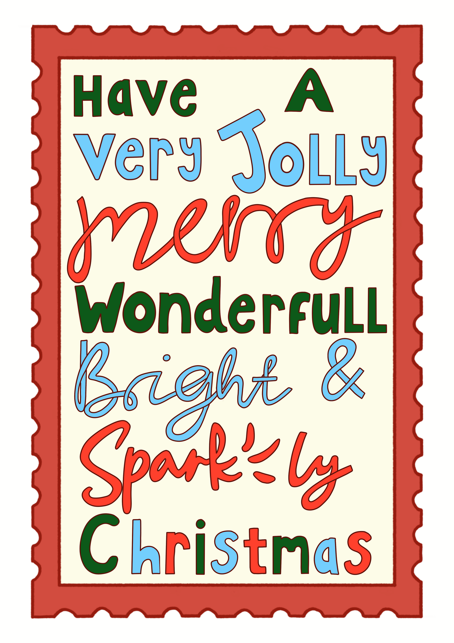 Have a Jolly Christmas | Pack of 8 Cards
